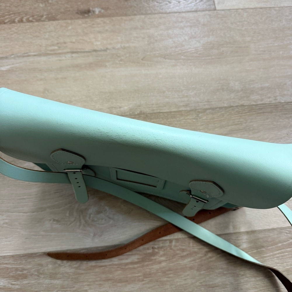 The Cambridge Satchel Company satchel leather bag Seafoam blue green - Picture 2 of 5